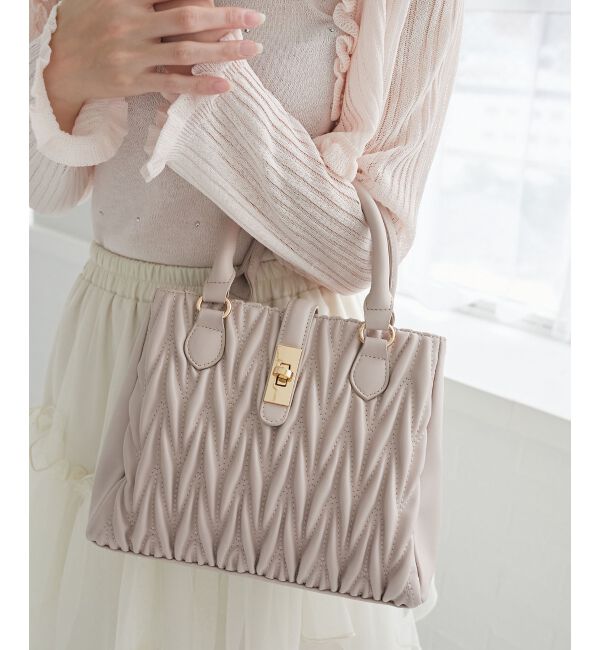  「♯クラシカルスクエアハンドバッグ」|ハンドバッグ|