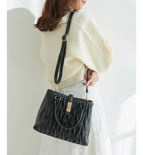  「♯クラシカルスクエアハンドバッグ」|ハンドバッグ|