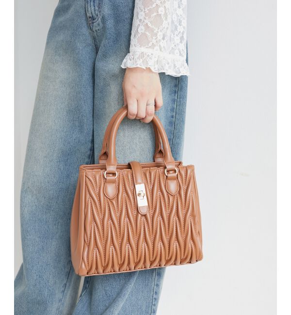  「♯クラシカルスクエアハンドバッグ」|ハンドバッグ|