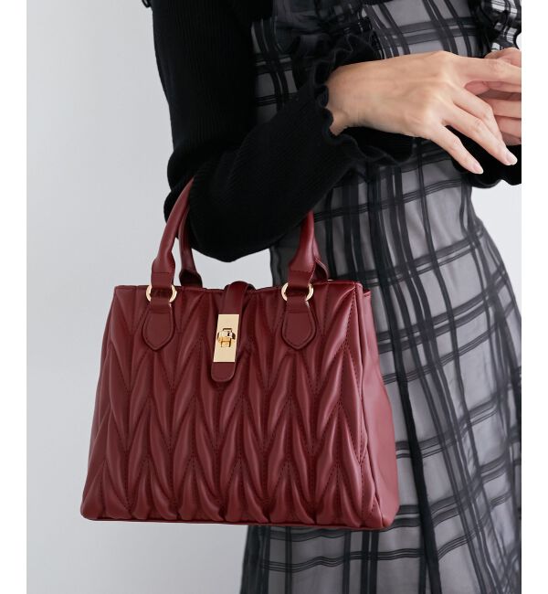  「♯クラシカルスクエアハンドバッグ」|ハンドバッグ|