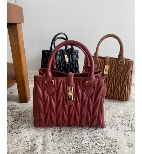  「♯クラシカルスクエアハンドバッグ」|ハンドバッグ|