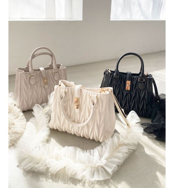  「♯クラシカルスクエアハンドバッグ」|ハンドバッグ|