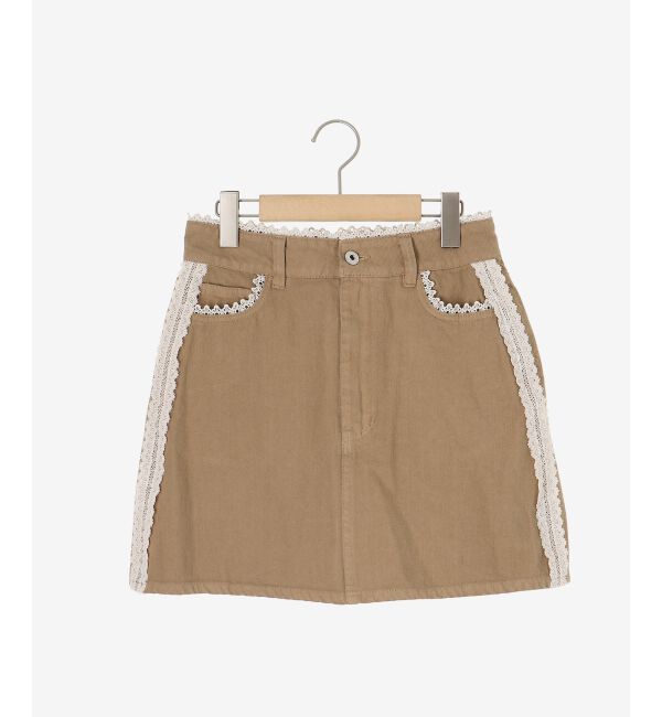 MAJESTICLEGON「レースラインミニスカート」|スカート|