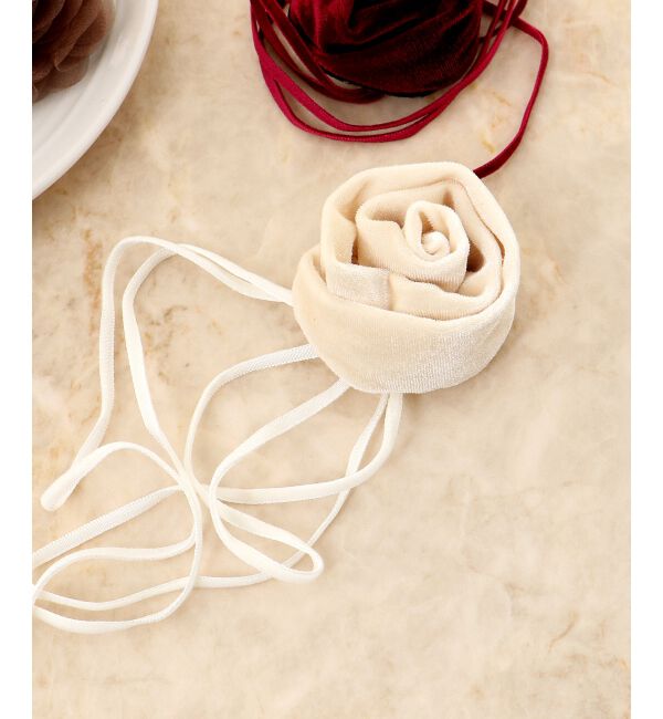 MAJESTICLEGON「フラワーチョーカー」|その他|アイボリー