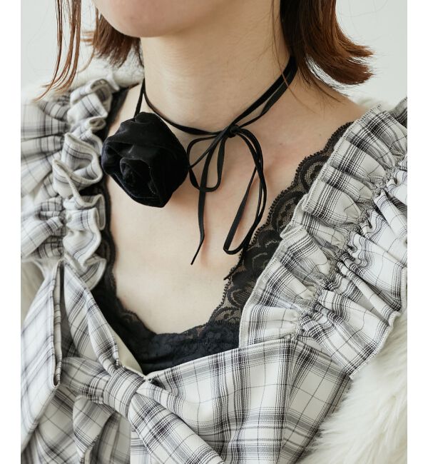 MAJESTICLEGON「フラワーチョーカー」|その他|ブラック