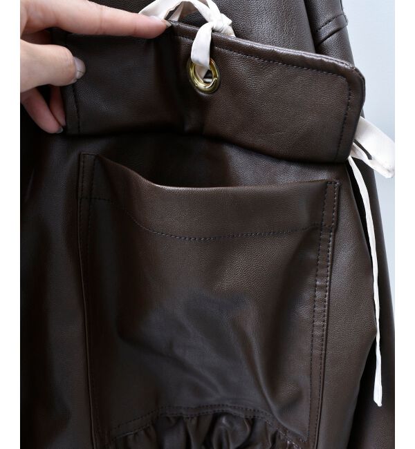 MAJESTICLEGON「2wayリボンバイカラーブルゾン」|ブルゾン・スタジャン|