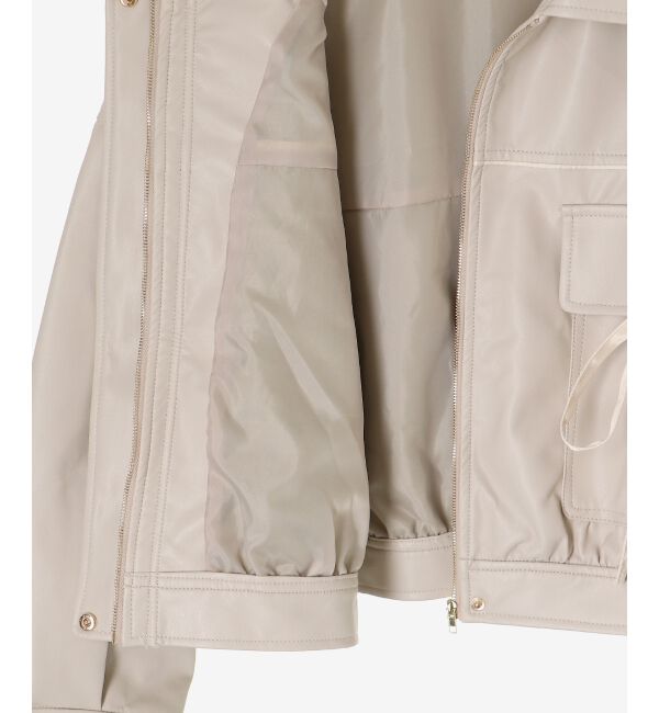 MAJESTICLEGON「2wayリボンバイカラーブルゾン」|ブルゾン・スタジャン|