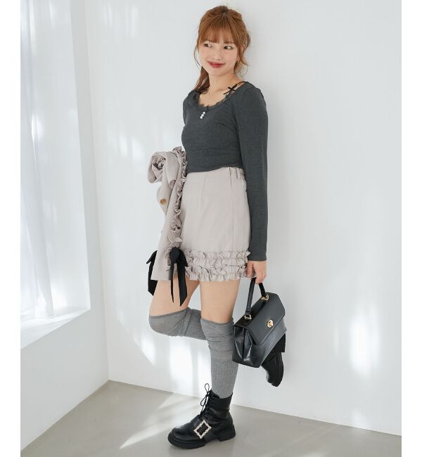 MAJESTICLEGON「ホイップフリルスカパン」|スカート|