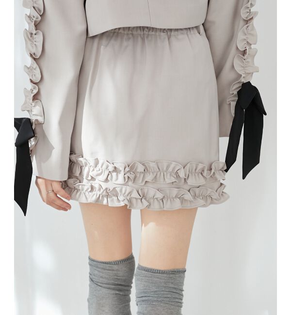 MAJESTICLEGON「ホイップフリルスカパン」|スカート|