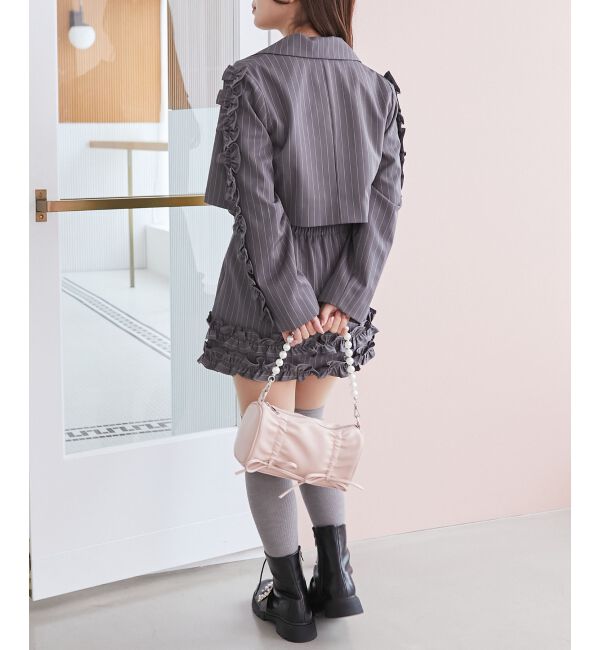 MAJESTICLEGON「ブローチセットホイップフリルジャケット」|その他|