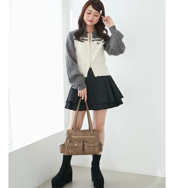 MAJESTICLEGON「フレアミニスカパン」|スカート|