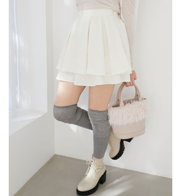 MAJESTICLEGON「フレアミニスカパン」|スカート|