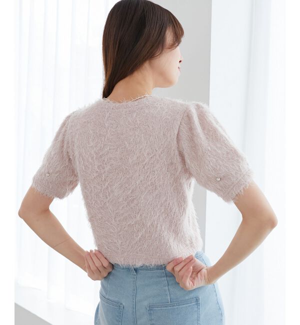  「☆ふわふわビジュートップス」|Tシャツ・カットソー|