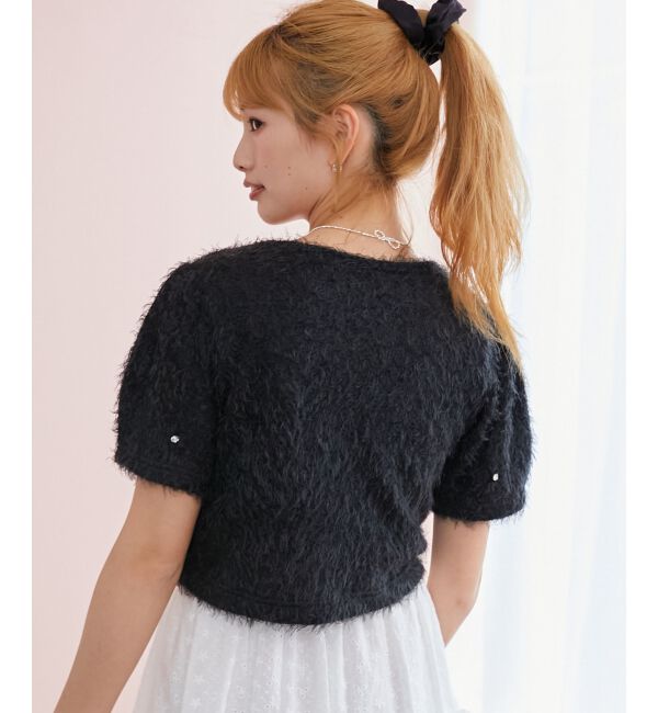  「☆ふわふわビジュートップス」|Tシャツ・カットソー|