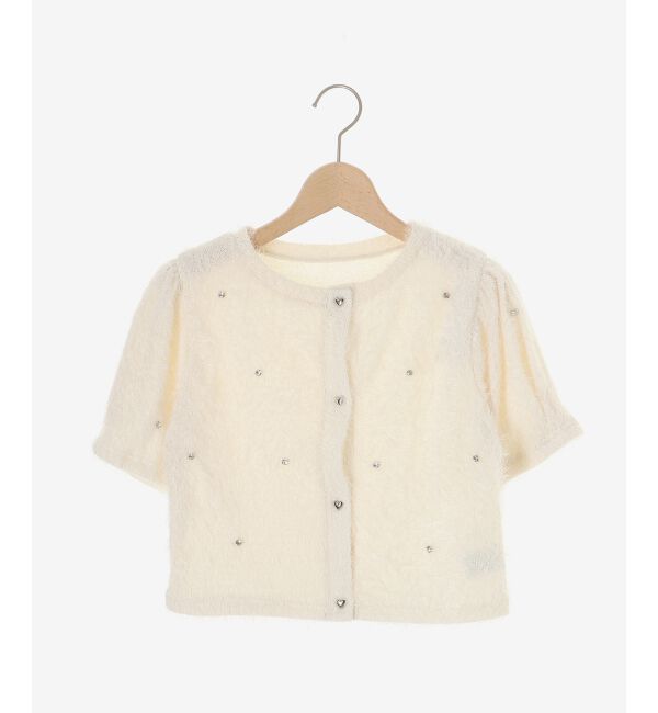  「☆ふわふわビジュートップス」|Tシャツ・カットソー|