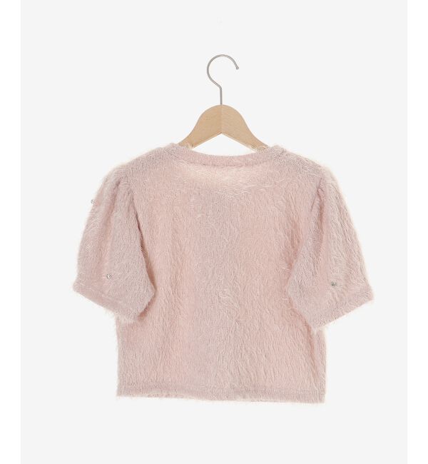  「☆ふわふわビジュートップス」|Tシャツ・カットソー|