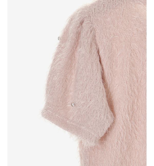  「☆ふわふわビジュートップス」|Tシャツ・カットソー|