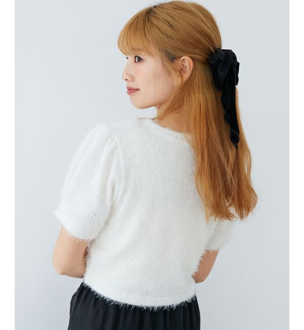  「☆ふわふわビジュートップス」|Tシャツ・カットソー|