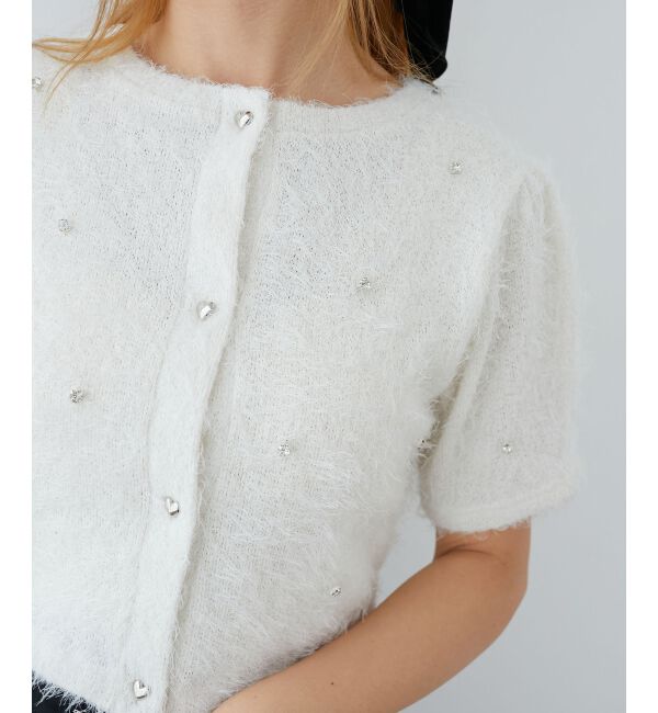  「☆ふわふわビジュートップス」|Tシャツ・カットソー|