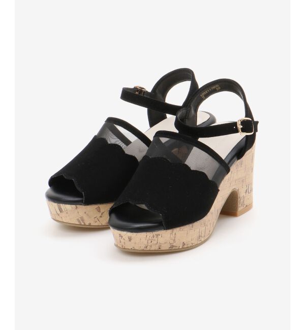  「スカラップシアーサンダル」|サンダル|