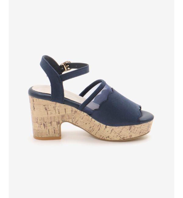  「スカラップシアーサンダル」|サンダル|