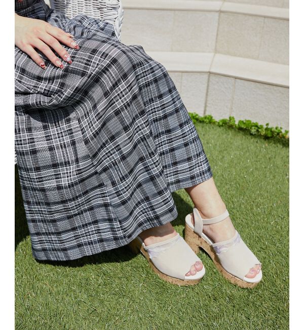  「スカラップシアーサンダル」|サンダル|