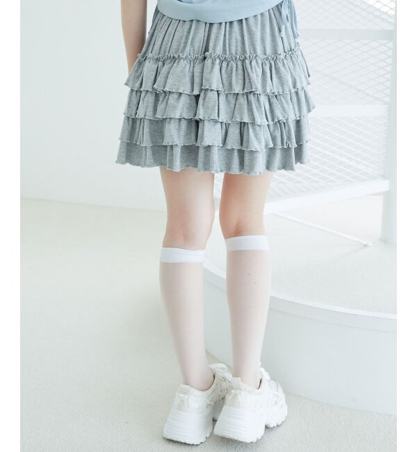  「4段フリルスカパン」|スカート|