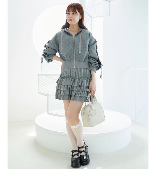  「4段フリルスカパン」|スカート|