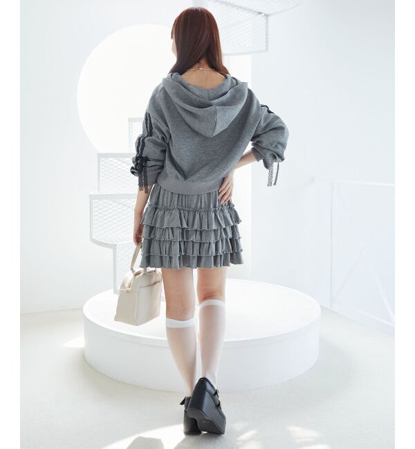  「4段フリルスカパン」|スカート|