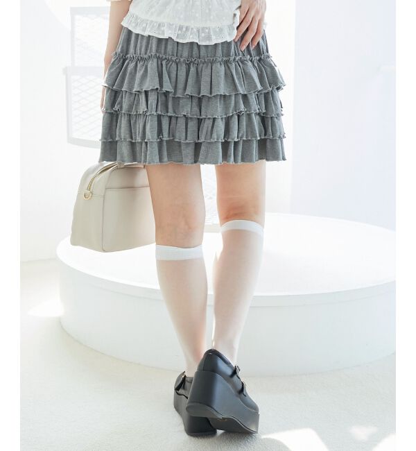  「4段フリルスカパン」|スカート|
