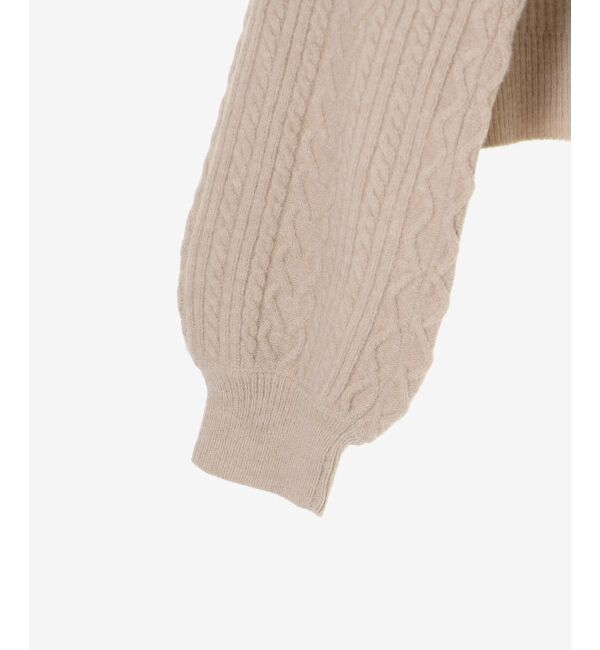  「キラキラフード付きニットパーカー」|パーカー|