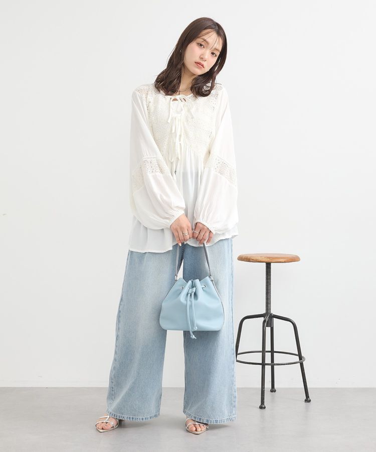 earth music&ecology「バイカラーハンドルドロストバッグ」|ハンドバッグ|