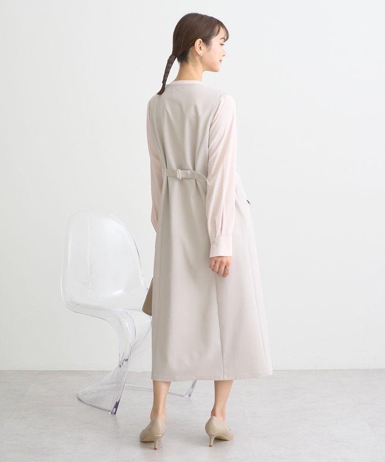 earth music&ecology「ジレワンピース」|ジャンパースカート|