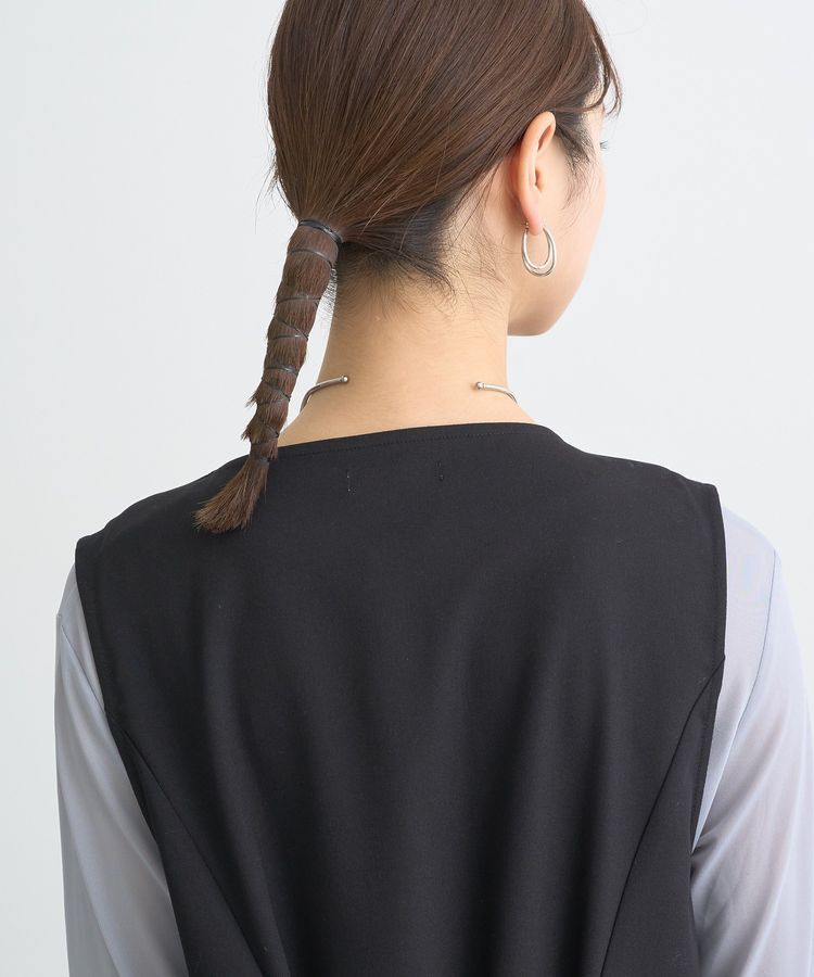 earth music&ecology「ジレワンピース」|ジャンパースカート|