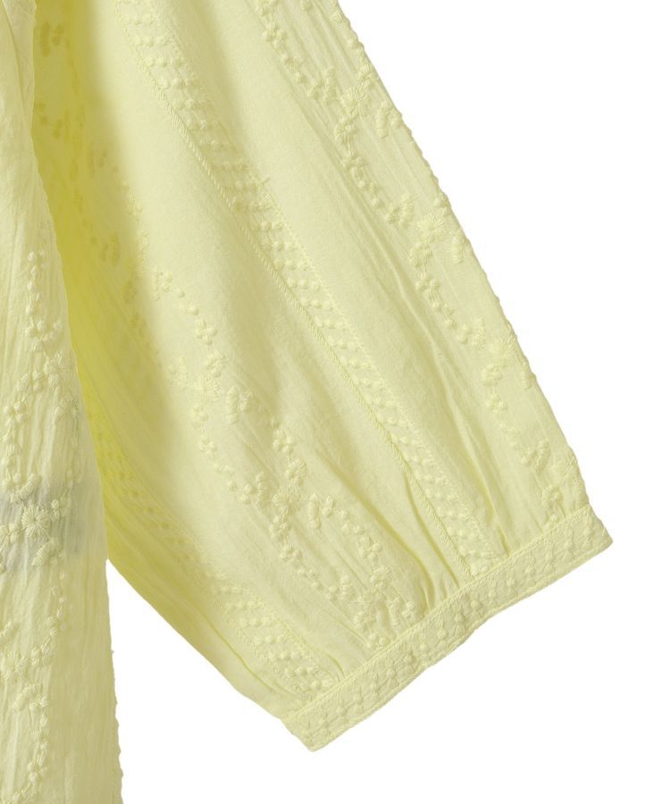 earth music&ecology「ビッグカラー刺繍ブラウス」|シャツ・ブラウス|