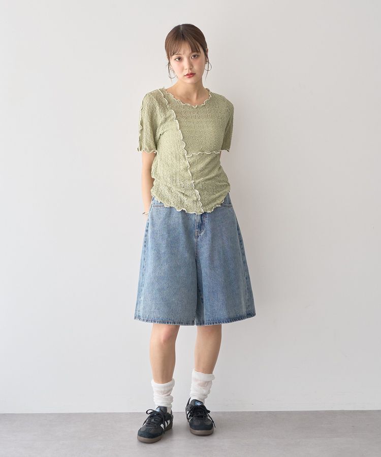 earth music&ecology「レースメロープルオーバー」|Tシャツ・カットソー|