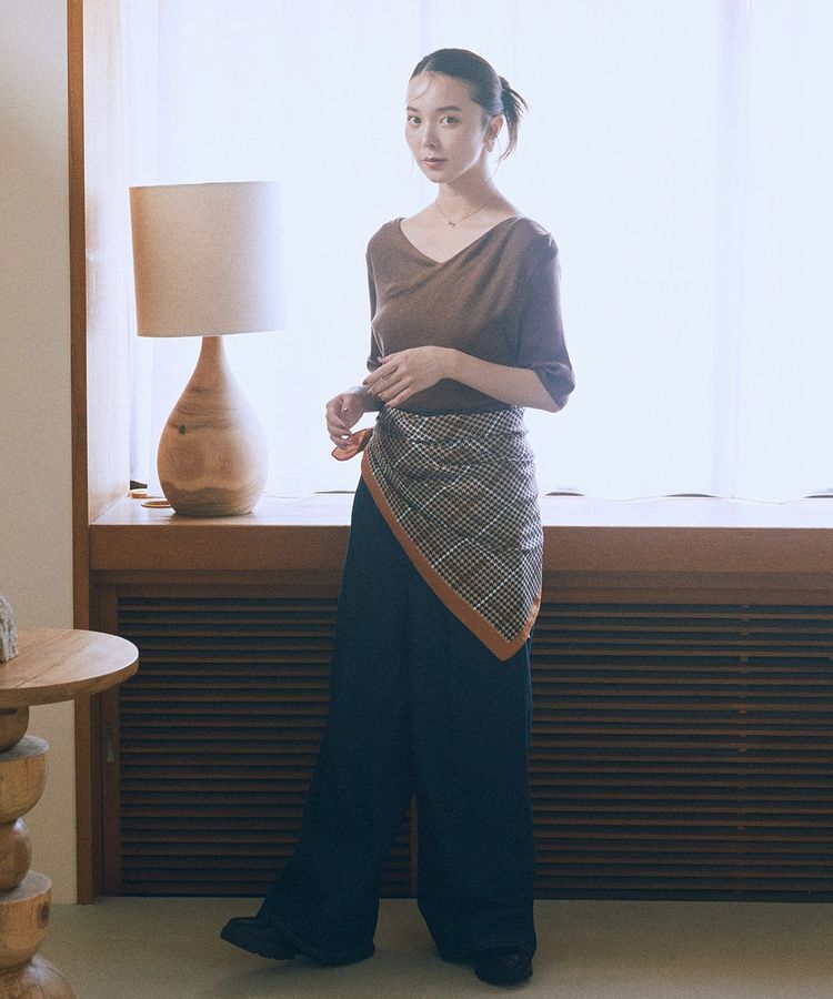 earth music&ecology「大判スカーフ」|バンダナ・スカーフ|