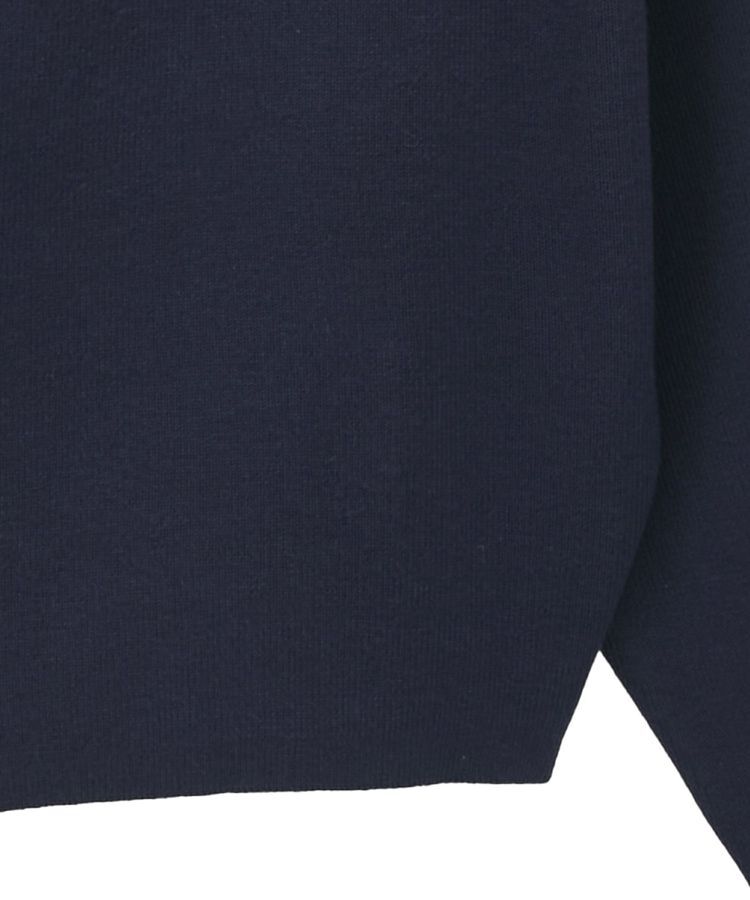 earth music&ecology「ダブルジップロゴニットプルオーバー」|ニット・セーター|