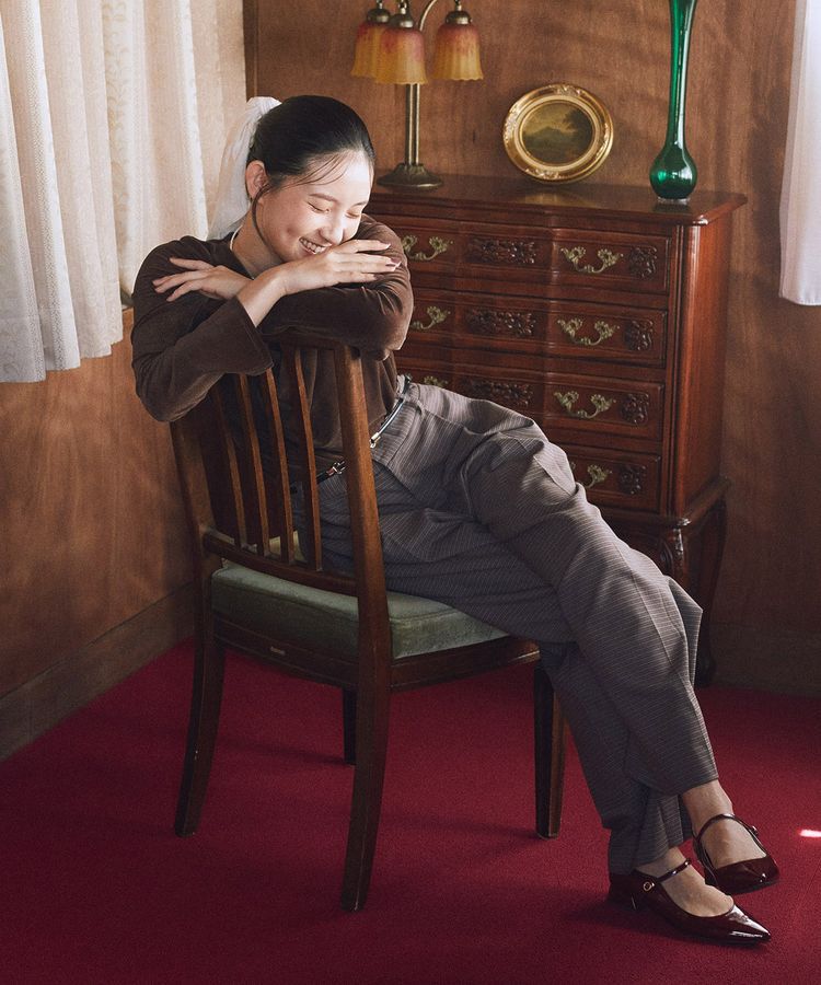 earth music&ecology「ORiental TRaffic エナメルヒールパンプス」|パンプス|