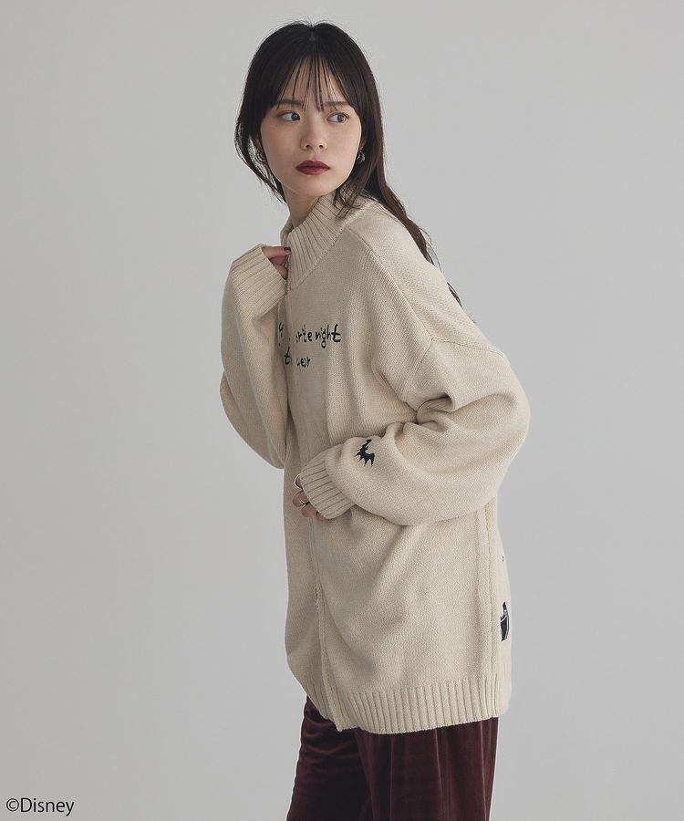 earth music&ecology「ナイトメア/ダブルジップニットカーディガン」|カーディガン|