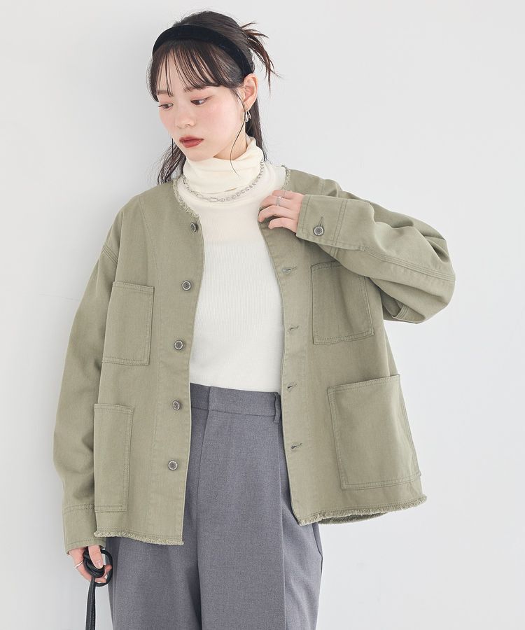 earth music&ecology「リブタートルネックプルオーバー」|Tシャツ・カットソー|