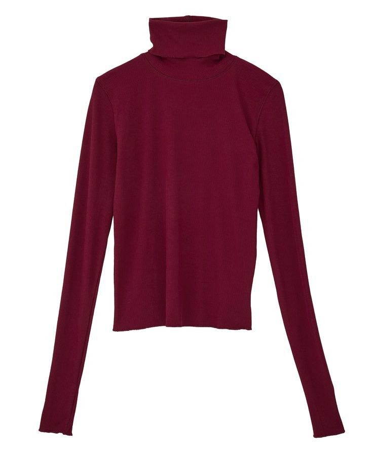 earth music&ecology「リブタートルネックプルオーバー」|Tシャツ・カットソー|