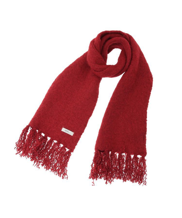 earth music&ecology「ループヤーンフリンジマフラー」|マフラー|