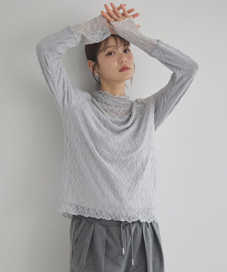 earth music&ecology「あったかフェミニンインナー(ハイネック)」|Tシャツ・カットソー|