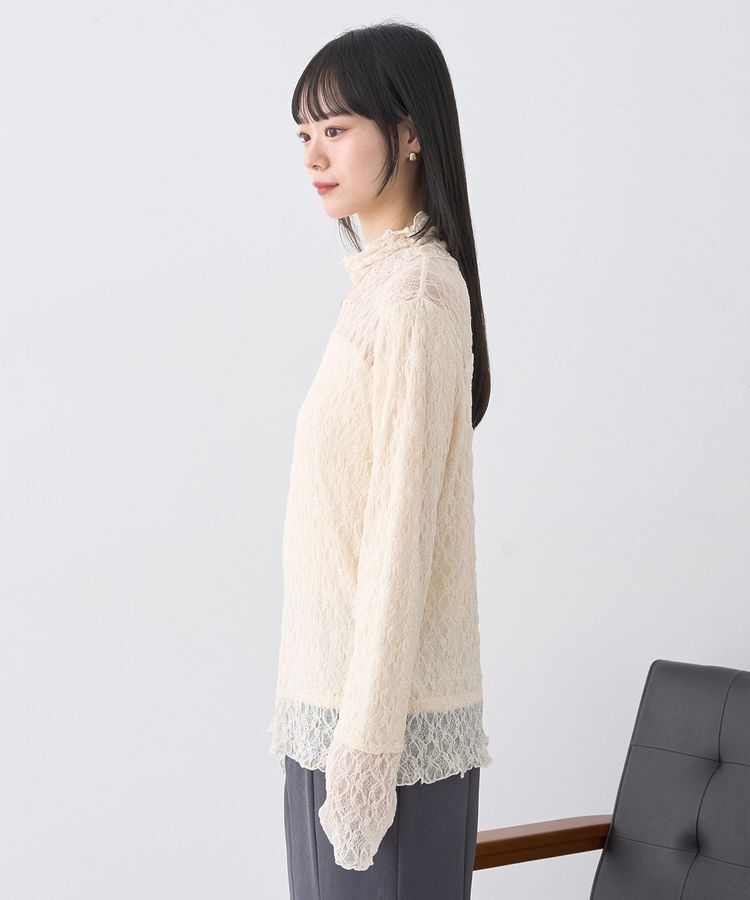 earth music&ecology「あったかフェミニンインナー(ハイネック)」|Tシャツ・カットソー|