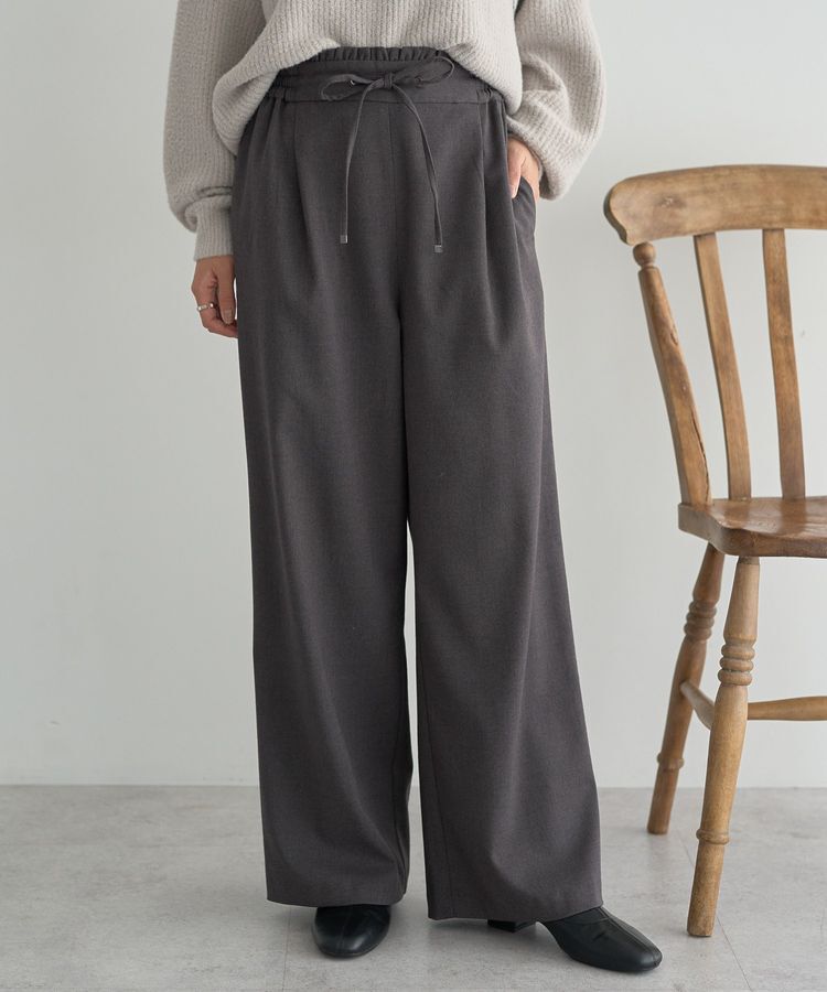 earth music&ecology「TRワイドパンツ」|その他|Dark Gray Mixture