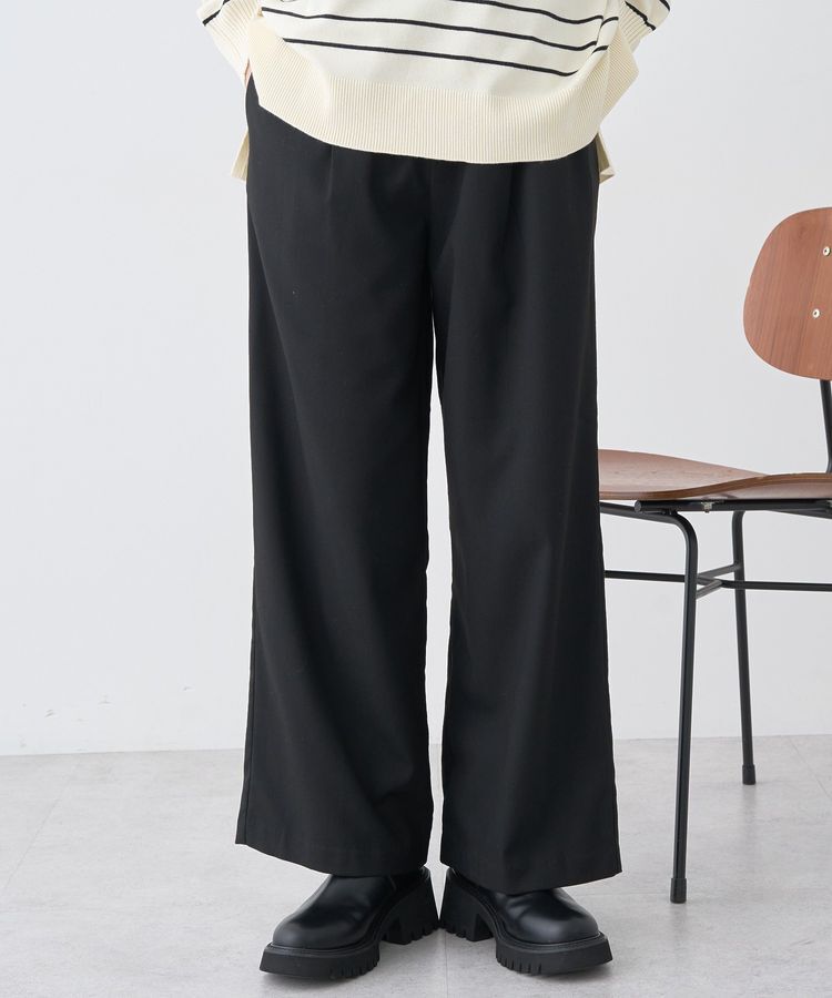 earth music&ecology「TRワイドパンツ」|その他|Black