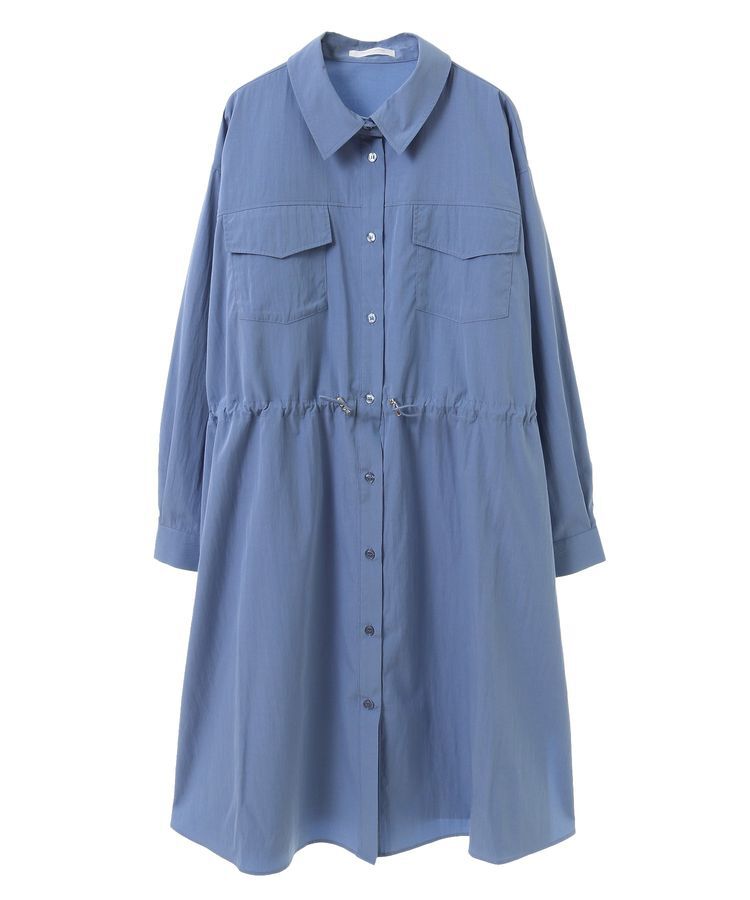 Green Parks「ミディ丈ミリタリーシャツワンピース」|ワンピース|