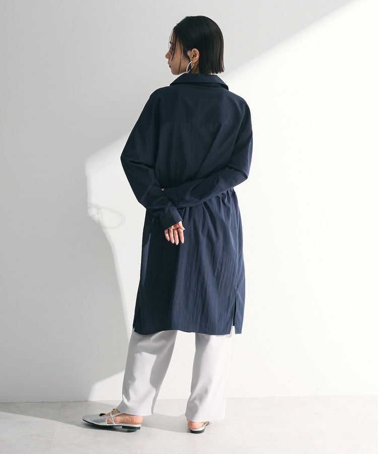 Green Parks「ミディ丈ミリタリーシャツワンピース」|ワンピース|