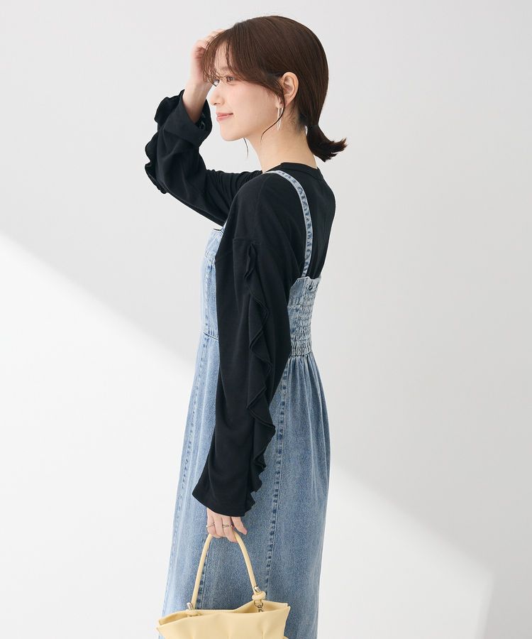 Green Parks「・ELENCARE DUE デニムW-ZIPジャンスカ」|ジャンパースカート|